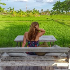 Bali Rice fields nook