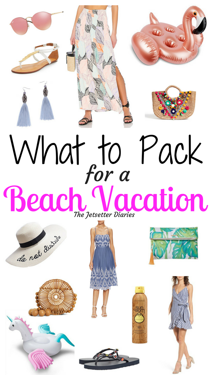 Beach Vacation Must Haves & Packing List