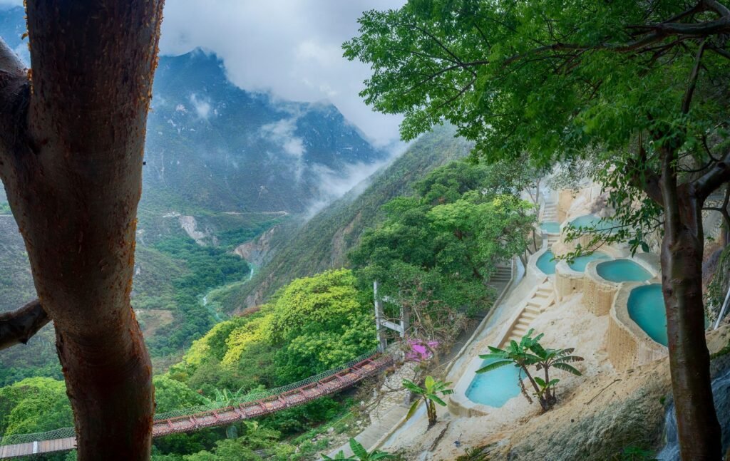 Hot Springs in Hidalgo Mexico